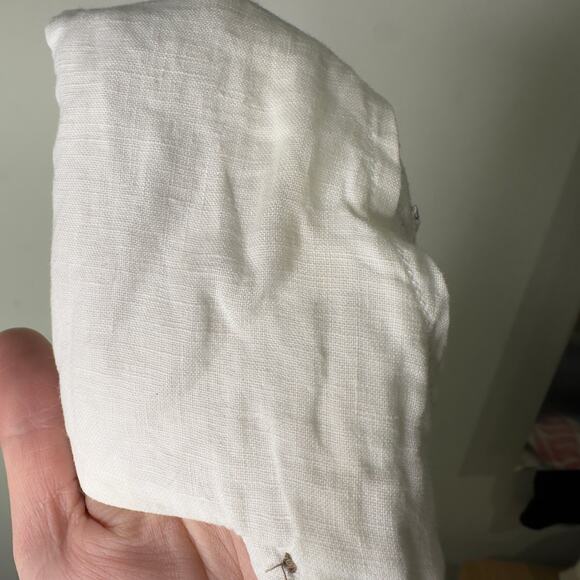 Tommy Bahama Shirt Button Up Men's XL White Beach 100% Linen‎ Summer GUC - Picture 6 of 9